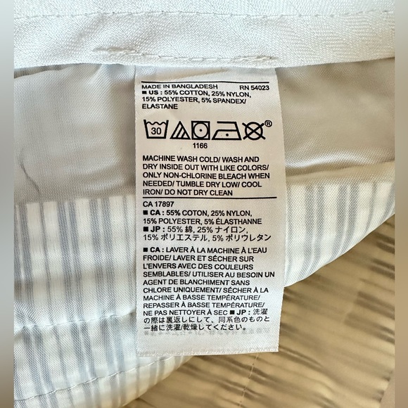 NWOT. Banana Republic Pants Women’s 6 Sloan Cropped Striped - Picture 4 of 10